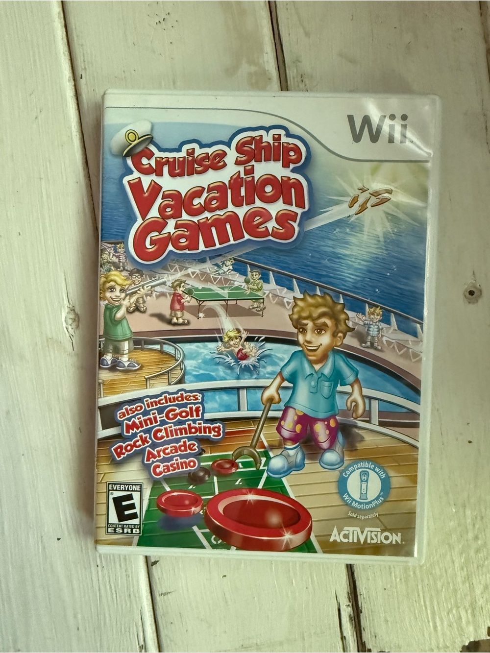Nintendo Wii - Cruise Ship Vacation Games - W/manual , Very Good